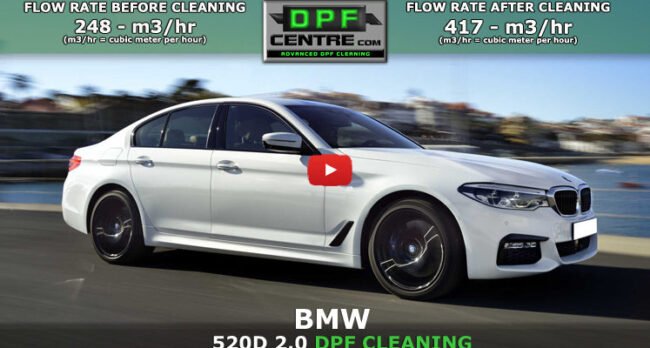 BMW 520D 2.0 DPF CLEANING DPF Cleaning