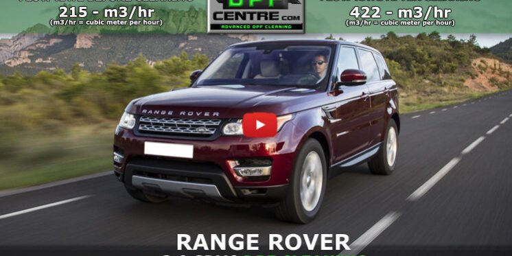 RANGE ROVER SPORT 3.0 SDV6 DPF CLEANING DPF Cleaning