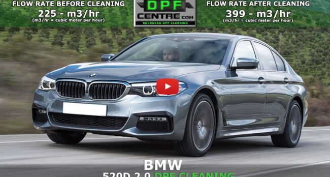 BMW 520D 2.0 DPF CLEANING DPF Cleaning