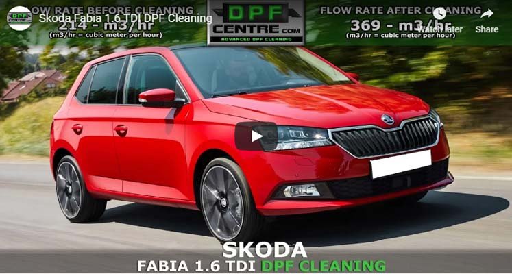 SKODA FABIA 1.6 TDI DPF CLEANING DPF Cleaning Process
