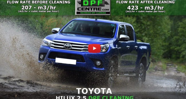 TOYOTA HILUX 2.5 D-4D DPF CLEANING DPF Cleaning