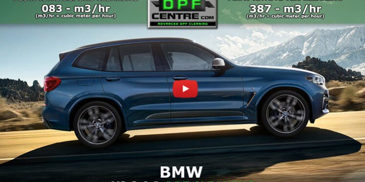 BMW X3 2.0D DPF CLEANING DPF Cleaning