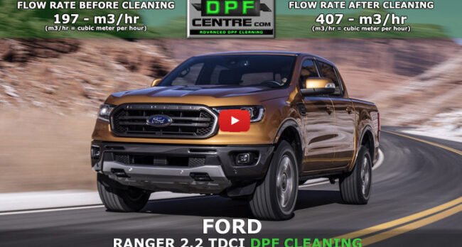 FORD RANGER 2.2 TDCI DPF CLEANING DPF Cleaning