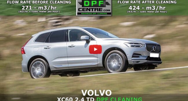 VOLVO XC60 2.4 TD DPF CLEANING DPF Cleaning