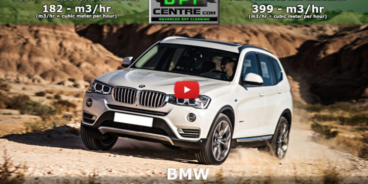 BMW X3 3.0 D DPF CLEANING DPF Cleaning