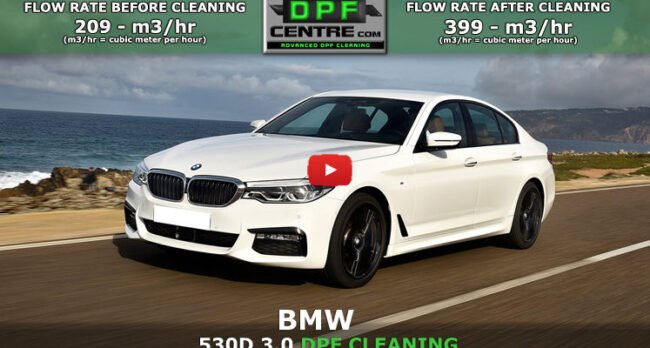 BMW 530D DPF CLEANING DPF Cleaning