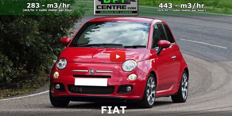 FIAT 500 1.3 MJET DPF CLEANING DPF Cleaning