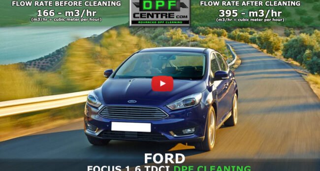 FORD FOCUS 1.6 TDCI DPF CLEANING DPF Cleaning