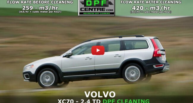 VOLVO XC70 2.4 TD DPF CLEANING DPF Cleaning
