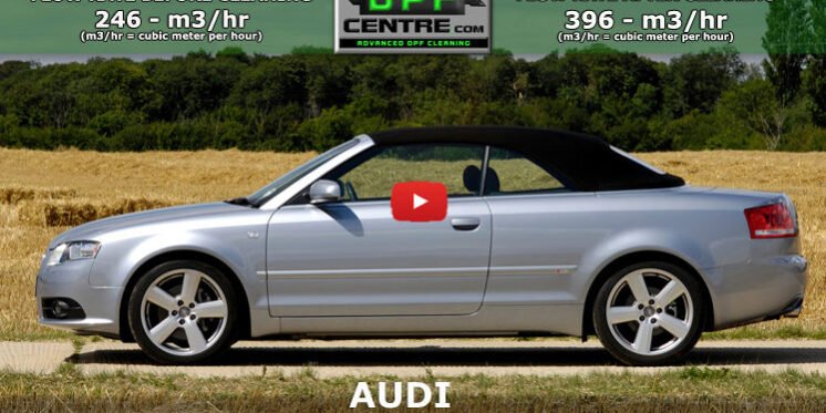 AUDI A4 CABRIOLET 2.0 TDI DPF CLEANING DPF Cleaning