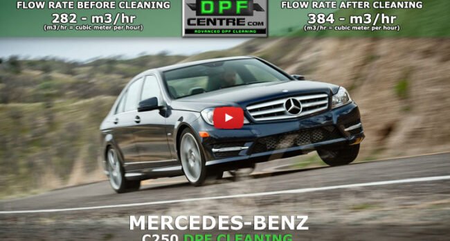 MERCEDES-BENZ C250 2.1 CDI DPF CLEANING DPF Cleaning