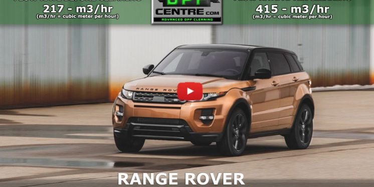 RANGE ROVER EVOQUE 2.0 TD4 DPF CLEANING DPF Cleaning